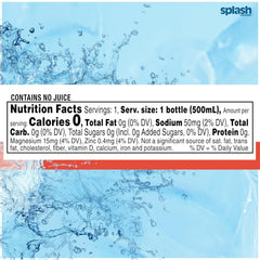 Splash Blast Water, Wild Berry, 16.9 Fl Oz | 30 Pack | Plastic Bottle
