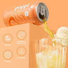 Poppi Sparkling Prebiotic Soda Beverage with Apple Cider Vinegar, Seltzer Water and Fruit Juice, Short List Variety Pack, 12 Fl Oz, Pack of 12, Packaging May Vary
