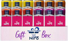 Niro Assortment Italian Sparkling Drinks | Zero Sugar | 12 Pack Variety of 4 Assorted Flavors | Niro Neoprene Sleeve Included
