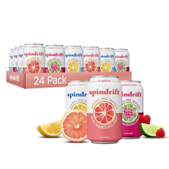 Spindrift Lemonade 3 Flavor Variety 20 Pack,12 Fl Oz (Pack of 20)
