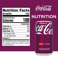 Coca-Cola Cherry Coke Soda, 12 Fl Oz (pack of 12)