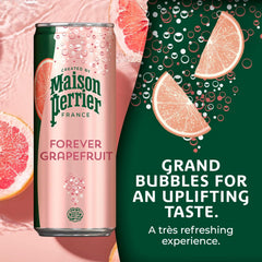 Maison Perrier Forever Lime Flavored Sparkling Water, 11.15 Fl Oz Cans, 8 Count, 3 Pack