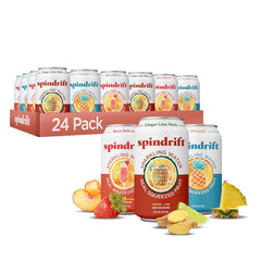 Spindrift Lemonade 3 Flavor Variety 20 Pack,12 Fl Oz (Pack of 20)