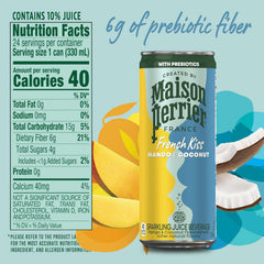 Maison Perrier French Kiss Sparkling Juice Beverage, Build Your Own Variety Pack, 12PK