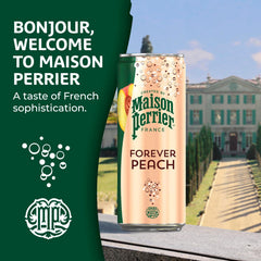 Maison Perrier Forever Lime Flavored Sparkling Water, 11.15 Fl Oz Cans, 8 Count, 3 Pack