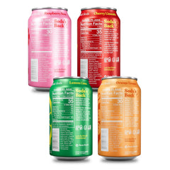 Poppi Sparkling Prebiotic Soda Beverage with Apple Cider Vinegar, Seltzer Water and Fruit Juice, Short List Variety Pack, 12 Fl Oz, Pack of 12, Packaging May Vary