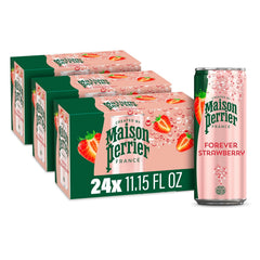 Maison Perrier Forever Lime Flavored Sparkling Water, 11.15 Fl Oz Cans, 8 Count, 3 Pack