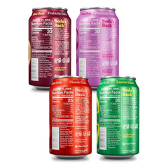 Poppi Sparkling Prebiotic Soda Beverage with Apple Cider Vinegar, Seltzer Water and Fruit Juice, Short List Variety Pack, 12 Fl Oz, Pack of 12, Packaging May Vary