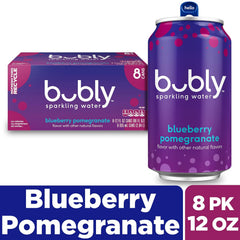 bubly Sparkling Water, The Super Mario Galaxy Movie Strawberry, Zero Sugar & Zero Calories, 12 Fl Oz Cans (Pack of 8), Packaging May Vary