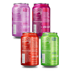 Poppi Sparkling Prebiotic Soda Beverage with Apple Cider Vinegar, Seltzer Water and Fruit Juice, Short List Variety Pack, 12 Fl Oz, Pack of 12, Packaging May Vary