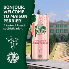 Maison Perrier Forever Lime Flavored Sparkling Water, 11.15 Fl Oz Cans, 8 Count, 3 Pack