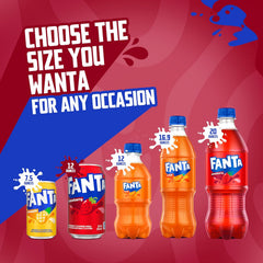 Fanta Orange Soda Fruit Flavored Soft Drink, 7.5 fl oz, 20 Pack