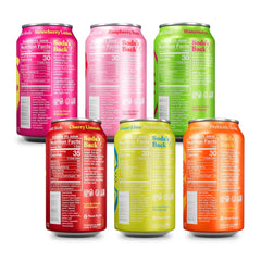 Poppi Sparkling Prebiotic Soda Beverage with Apple Cider Vinegar, Seltzer Water and Fruit Juice, Short List Variety Pack, 12 Fl Oz, Pack of 12, Packaging May Vary