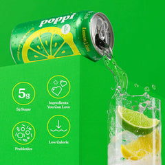 Poppi Sparkling Prebiotic Soda Beverage with Apple Cider Vinegar, Seltzer Water and Fruit Juice, Short List Variety Pack, 12 Fl Oz, Pack of 12, Packaging May Vary