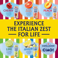 Sanpellegrino CIAO Flavored Sparkling Water, Low Calorie Italian Sparkling Water Variety Pack, Build Your Own Variety Pack, 12-Pack