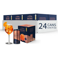 Lyre's Amalfi Spritz 24-Pack, Ready to Drink Canned Mocktails, Award-Winning Zero Proof Italian Spritz Alternative, Alcohol Free Aperitif & Non Alcoholic Prosecco, 70 Calories a Can (8.45 Fl Oz x 24)