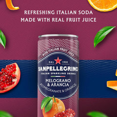 San Pellegrino Sparkling Water Variety Pack, 12 x 6.7 fl oz – 6 Pomegranate & 6 Prickly Pear, Refreshing Italian Carbonated Beverage