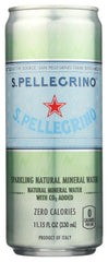 S.Pellegrino Sparkling Natural Mineral Water, 11.15 Fl Oz skinny can